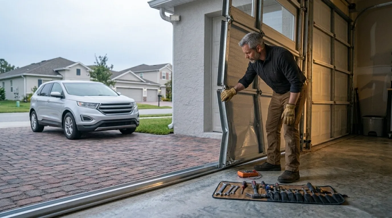 Garage door work by Cypress Garage Door Pros in Cypress, TX