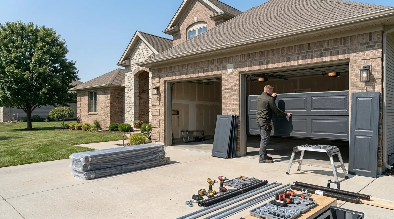 Garage door work by Cypress Garage Door Pros in Cypress, TX