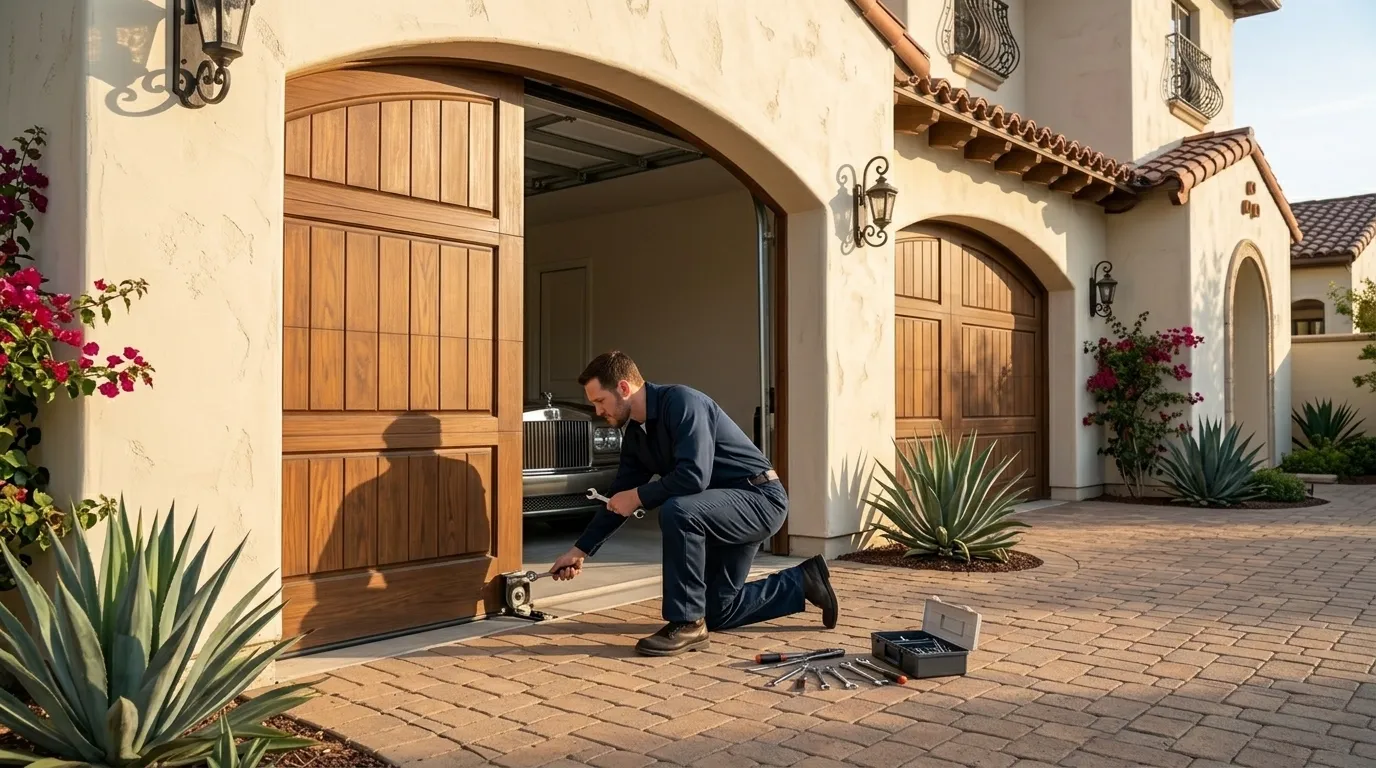 Garage door work by Cypress Garage Door Pros in Cypress, TX