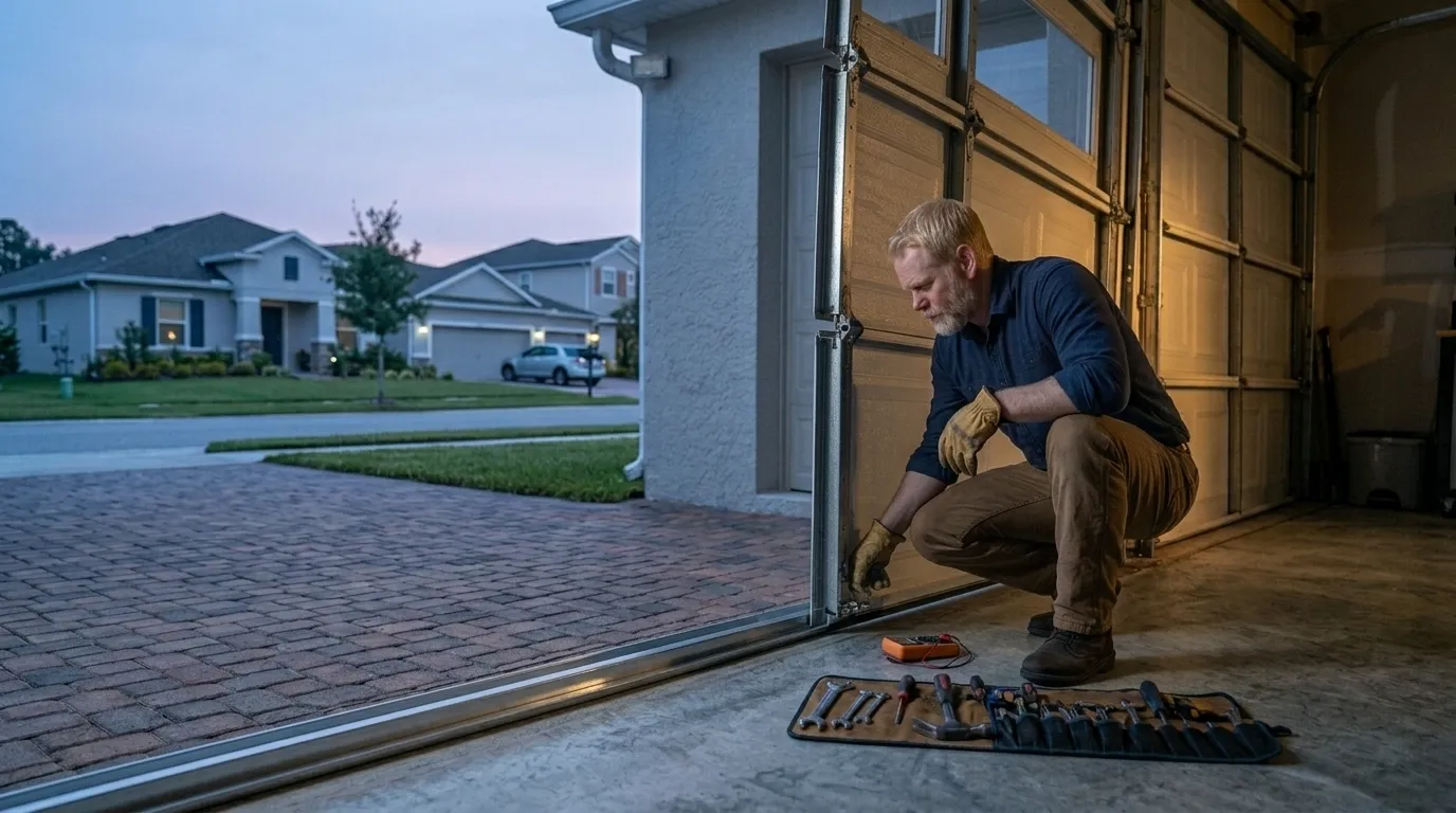 Garage door work by Cypress Garage Door Pros in Cypress, TX