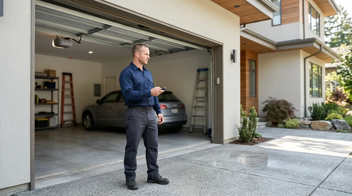 Garage door service in Cypress, TX