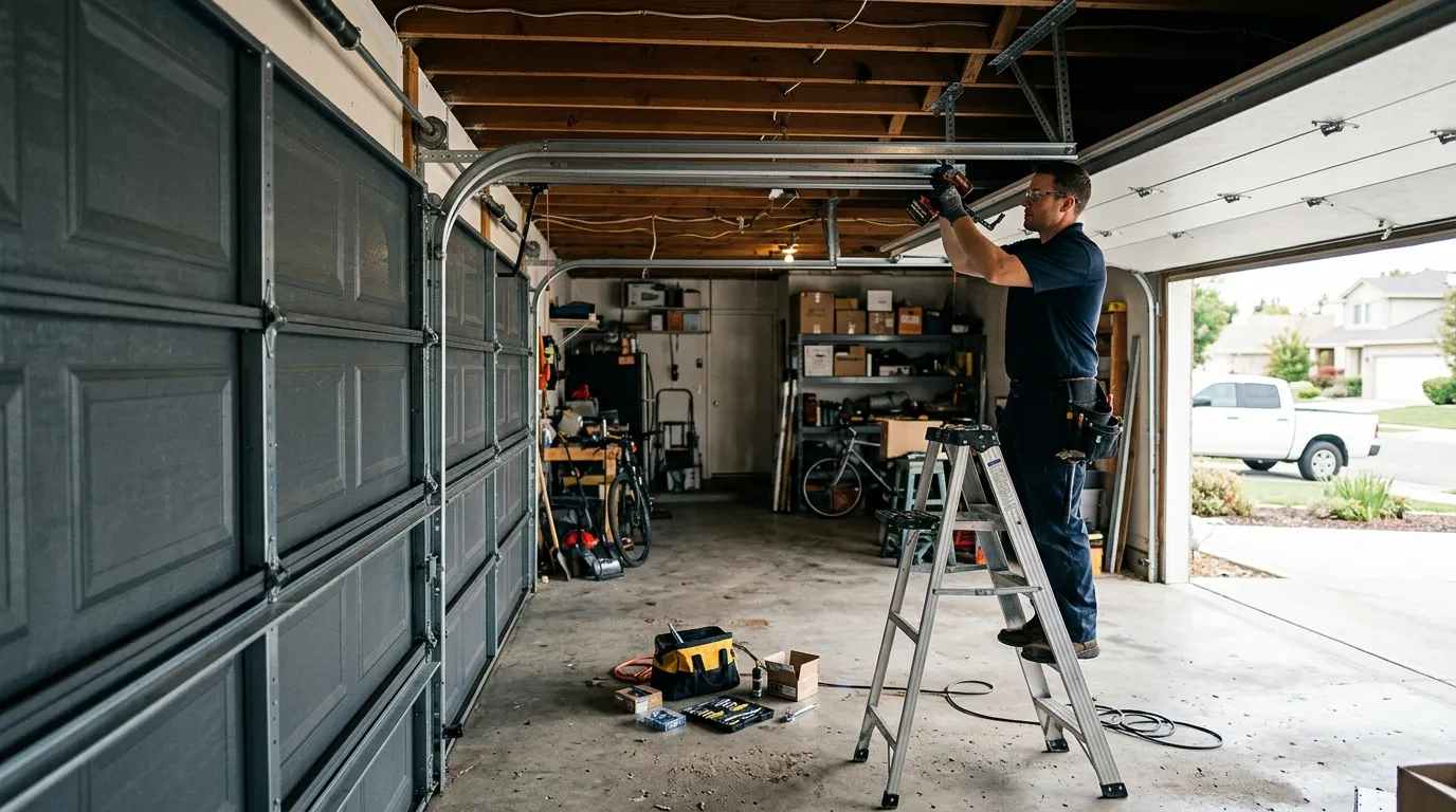 Garage door service in Cypress, TX