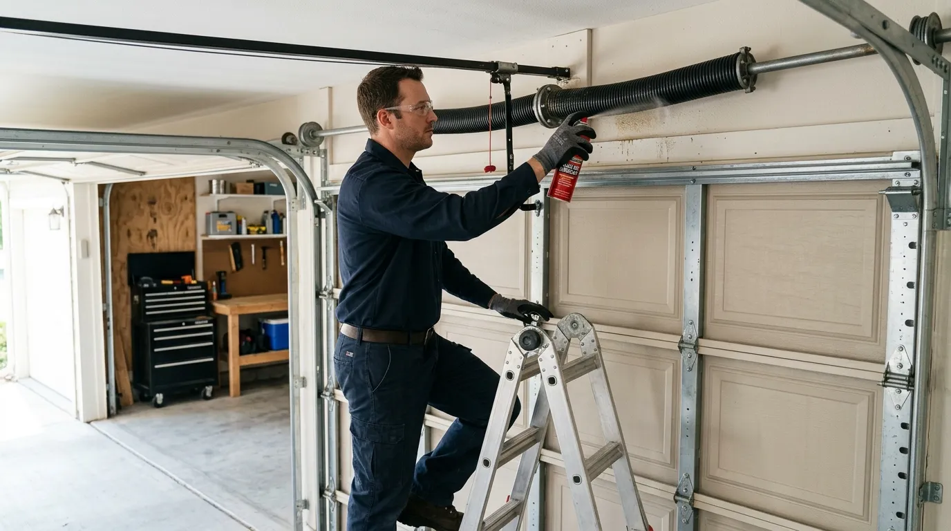 Garage door service in Cypress, TX