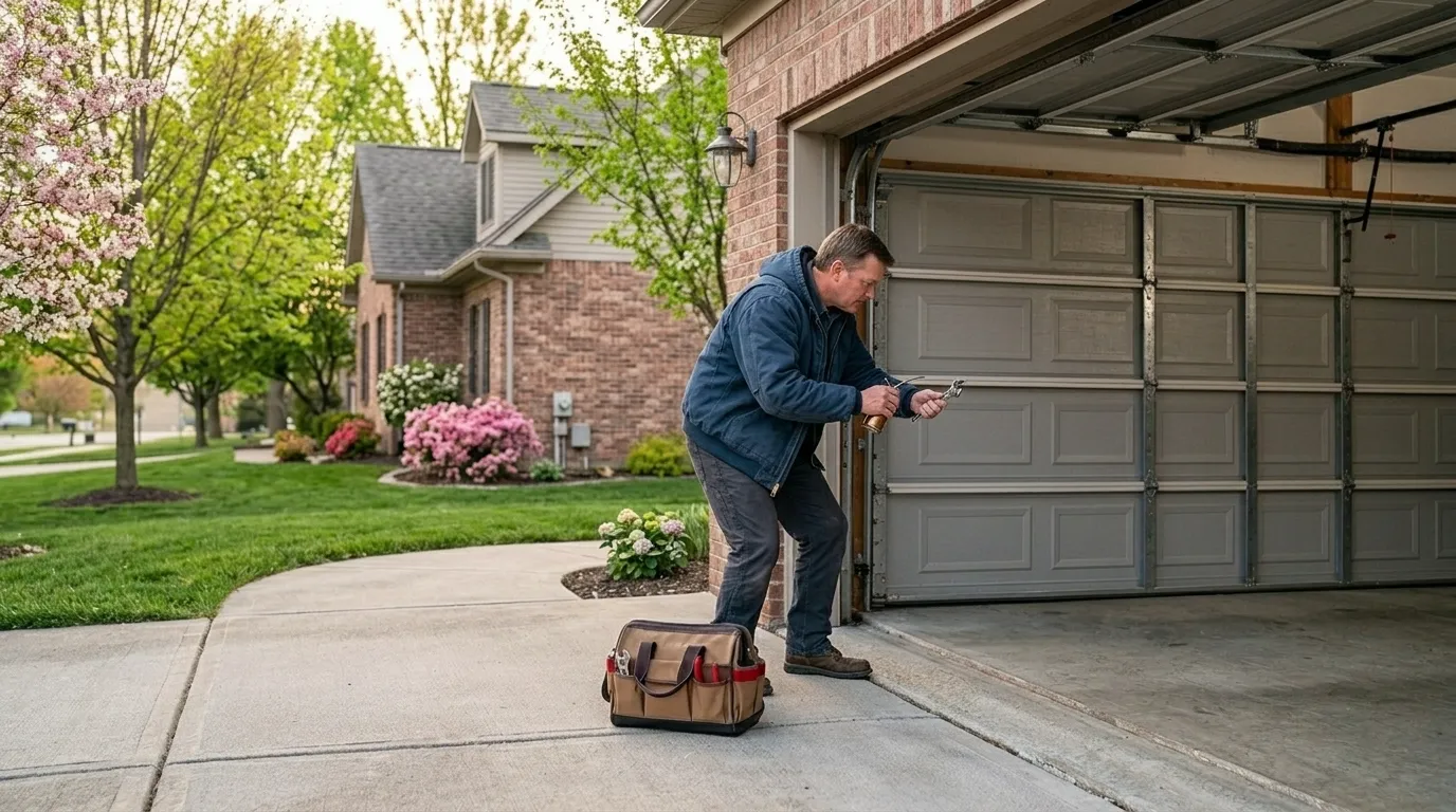 Garage door service in Cypress, TX