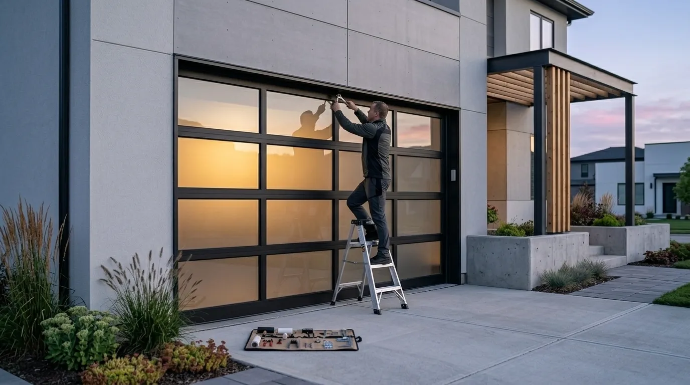 Garage door service in Cypress, TX