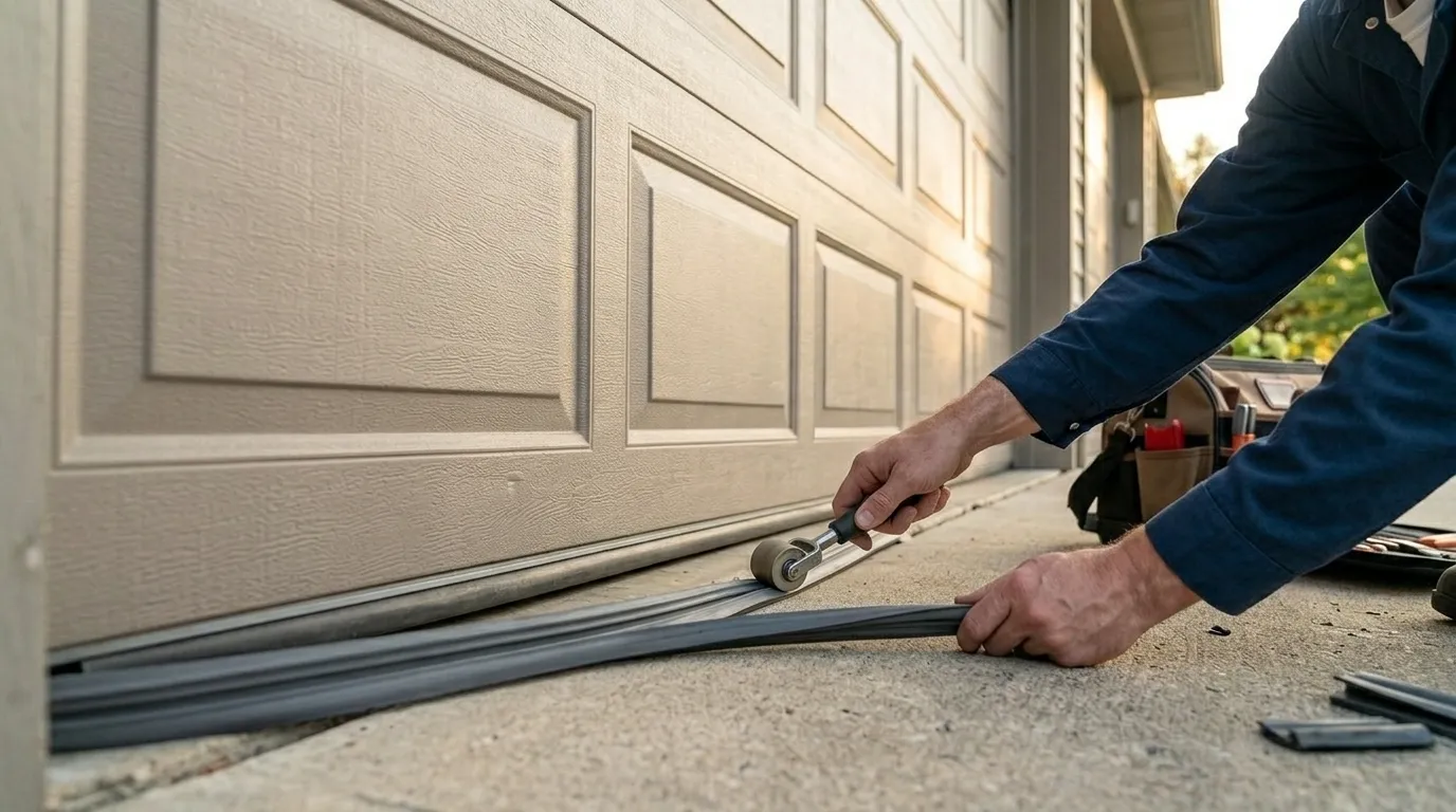 Garage door service in Cypress, TX